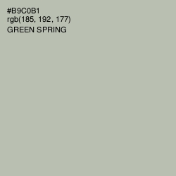 #B9C0B1 - Green Spring Color Image